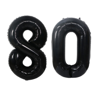 2 vnt 32 colių aukso sidabro juodos helio folijos numerio balionas 16 18 30 40 50 60 70 80 90 su gimtadieniu vakarėlio dekoravimo reikmenys