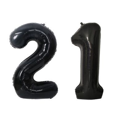2 vnt 32 colių aukso sidabro juodos helio folijos numerio balionas 16 18 30 40 50 60 70 80 90 su gimtadieniu vakarėlio dekoravimo reikmenys