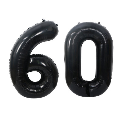 2 vnt 32 colių aukso sidabro juodos helio folijos numerio balionas 16 18 30 40 50 60 70 80 90 su gimtadieniu vakarėlio dekoravimo reikmenys