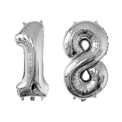 2 vnt 32 colių aukso sidabro juodos helio folijos numerio balionas 16 18 30 40 50 60 70 80 90 su gimtadieniu vakarėlio dekoravimo reikmenys