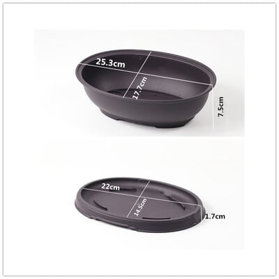 Posude za vježbanje Posude za cvijeće Imitacije sukulentnih biljaka Posude Plastične posude za bonsai Vanjski vrt Pejzaž Četvrtaste posude u saksijama