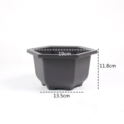 Posude za vježbanje Posude za cvijeće Imitacije sukulentnih biljaka Posude Plastične posude za bonsai Vanjski vrt Pejzaž Četvrtaste posude u saksijama