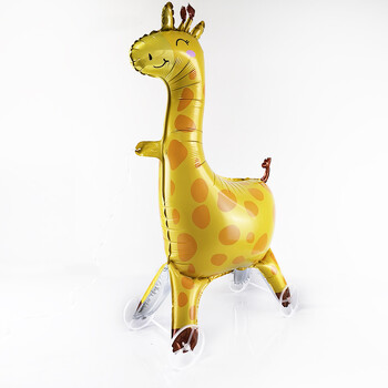 4D Standing Lion Giraffe Balloon Jungle Animal Balloons Baby Shower Globos Child Jungle Safari Διακοσμητικά πάρτι γενεθλίων