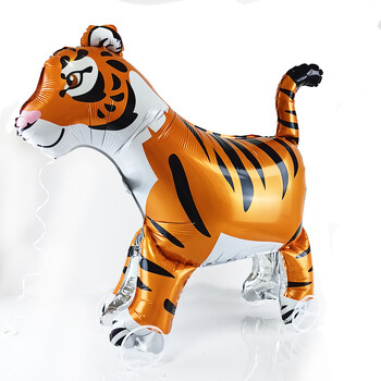 4D Standing Lion Giraffe Balloon Jungle Animal Balloons Baby Shower Globos Child Jungle Safari Διακοσμητικά πάρτι γενεθλίων