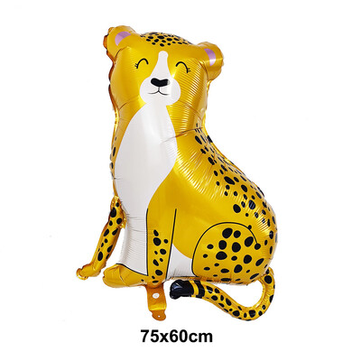 4D stojaci balón lev žirafa džungľa zvieracie balóny bábätková sprcha glóbusy dieťa džungľa safari narodeninová párty dekorácie potreby