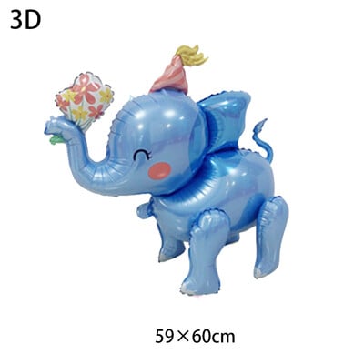 4D stojaci balón lev žirafa džungľa zvieracie balóny bábätková sprcha glóbusy dieťa džungľa safari narodeninová párty dekorácie potreby