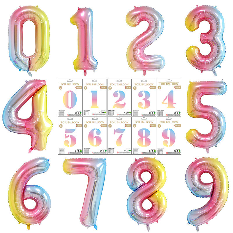 Trópusi flamingó ananász fólia lufi szett 30 hüvelykes 0-9 színes léggömbök lány születésnapi hawaii parti babazuhany dekorációval