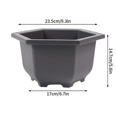 Vanjski vrtni krajolik Bonsai pladanj Kvadratne pravokutne posude za cvijeće Imitacija ljubičaste gline Sukulentne biljke Posude Posude za biljke