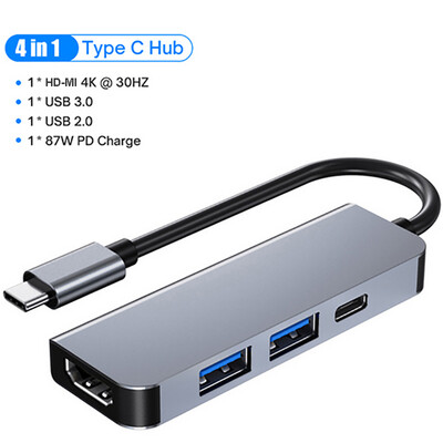 11 u 1 USB C priključna stanica USB C HUB 4K 30Hz tip C na HDMI adapter USB tip C čvorišta USB razdjelnik za PC prijenosno računalo MacBook Pro