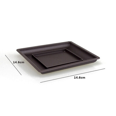 1db Virágcserép Műanyag Erkély Négyszögletes cserepek Virág Bonsai Tál óvodamedence Műanyag Ültetőgép Utánzat Téglalap cserepek Dekor