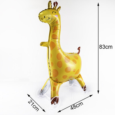 Baloane Gonflabile Leu Girafa Panda Elefant Tigru Safari Balon Animal Copii Jungle Animal Decoratiuni pentru Baby Shower