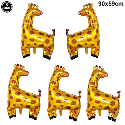 Baloane Gonflabile Leu Girafa Panda Elefant Tigru Safari Balon Animal Copii Jungle Animal Decoratiuni pentru Baby Shower