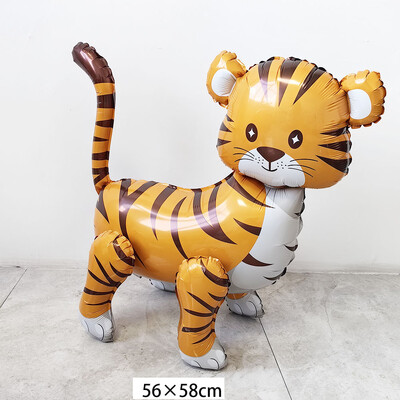 Baloane Gonflabile Leu Girafa Panda Elefant Tigru Safari Balon Animal Copii Jungle Animal Decoratiuni pentru Baby Shower