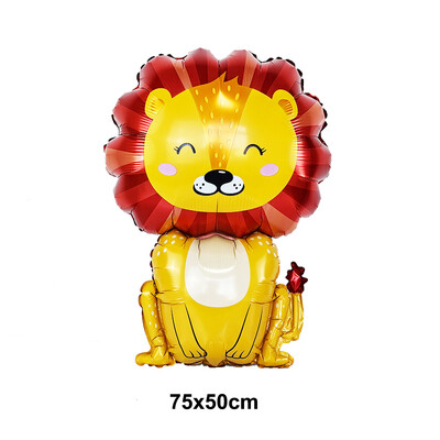 Baloane Gonflabile Leu Girafa Panda Elefant Tigru Safari Balon Animal Copii Jungle Animal Decoratiuni pentru Baby Shower