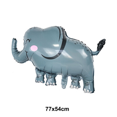 Baloane Gonflabile Leu Girafa Panda Elefant Tigru Safari Balon Animal Copii Jungle Animal Decoratiuni pentru Baby Shower