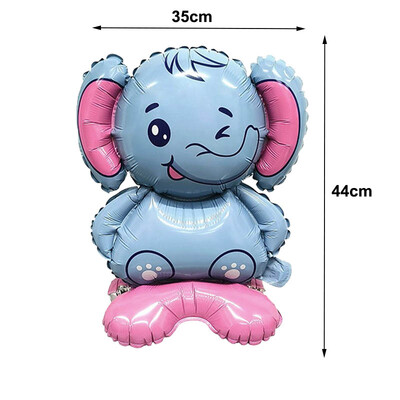 Baloane Gonflabile Leu Girafa Panda Elefant Tigru Safari Balon Animal Copii Jungle Animal Decoratiuni pentru Baby Shower