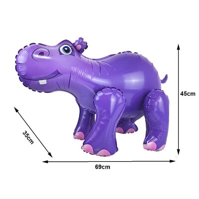 Baloane Gonflabile Leu Girafa Panda Elefant Tigru Safari Balon Animal Copii Jungle Animal Decoratiuni pentru Baby Shower