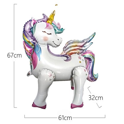 Baloane Gonflabile Leu Girafa Panda Elefant Tigru Safari Balon Animal Copii Jungle Animal Decoratiuni pentru Baby Shower