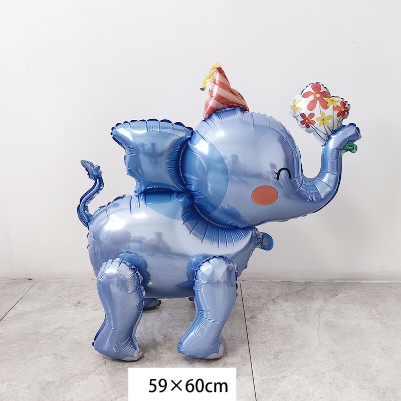 Baloane Gonflabile Leu Girafa Panda Elefant Tigru Safari Balon Animal Copii Jungle Animal Decoratiuni pentru Baby Shower