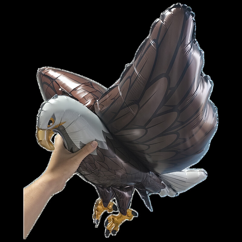 Eagle Balloons 60X60CM 3D Reális Felfújható Állat Sas Léggömbök Gyerekek Baby Shower Bird Születésnapi Party Favors Kellékek