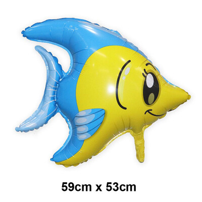 Baloni s oceanskim životinjama Baloni s crtanim ribicama Baloni od folije za dječake i djevojčice Rođendanska zabava na temu oceana Dekoracija za tuširanje djeteta