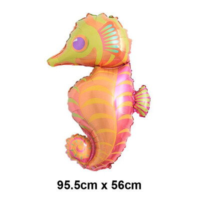 Baloni s oceanskim životinjama Baloni s crtanim ribicama Baloni od folije za dječake i djevojčice Rođendanska zabava na temu oceana Dekoracija za tuširanje djeteta
