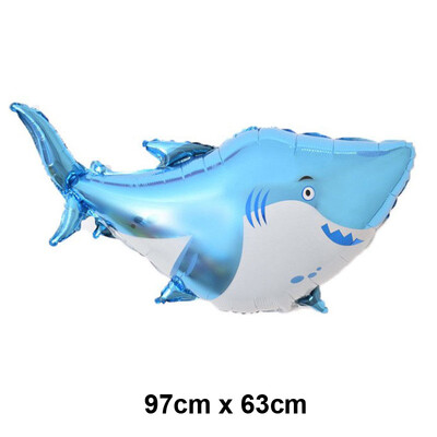 Baloni s oceanskim životinjama Baloni s crtanim ribicama Baloni od folije za dječake i djevojčice Rođendanska zabava na temu oceana Dekoracija za tuširanje djeteta