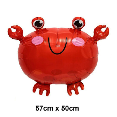 Baloni s oceanskim životinjama Baloni s crtanim ribicama Baloni od folije za dječake i djevojčice Rođendanska zabava na temu oceana Dekoracija za tuširanje djeteta