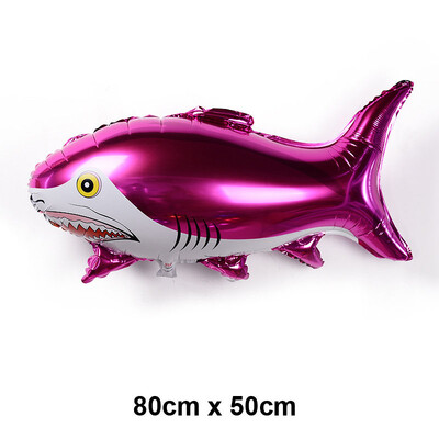 Baloni s oceanskim životinjama Baloni s crtanim ribicama Baloni od folije za dječake i djevojčice Rođendanska zabava na temu oceana Dekoracija za tuširanje djeteta