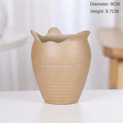 Голям калибър Сукулентни и обикновено изпечени керамични саксии Сукулентни пачуърк чинии Група от и груби саксии за цветя 대형화분