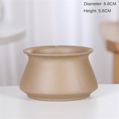 Голям калибър Сукулентни и обикновено изпечени керамични саксии Сукулентни пачуърк чинии Група от и груби саксии за цветя 대형화분