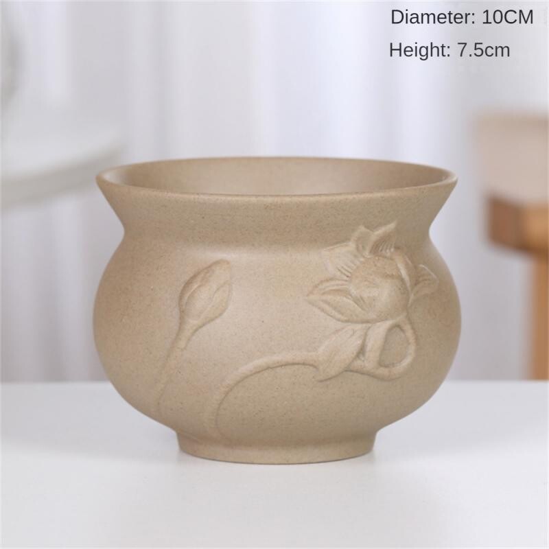 Голям калибър Сукулентни и обикновено изпечени керамични саксии Сукулентни пачуърк чинии Група от и груби саксии за цветя 대형화분