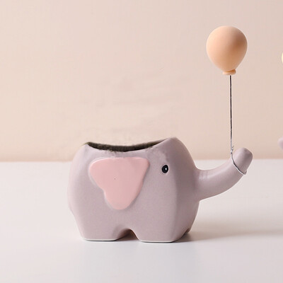 Kreativni oblik cvijeća Posuda za biljke Keramičke posude za cvijeće Crtani slon Dinosaur Posuda za sukulent Slatki kućni dekor Maceta Casa