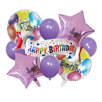 Rožinė Mėlyna Juoda Su gimtadieniu Balionai Helio folijos balionai, skirti berniukams, suaugusiems 18 30 metų gimtadienio dekoracijos