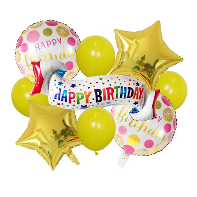 Rožinė Mėlyna Juoda Su gimtadieniu Balionai Helio folijos balionai, skirti berniukams, suaugusiems 18 30 metų gimtadienio dekoracijos