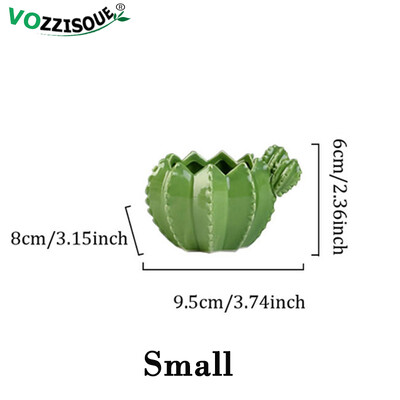 NOU Creativ Ceramic Cactus Bonsai Ghivece Interioare Decorative Ghiveci Grădină Suculente Ghiveci Acasă Balcon Verde Argilă Jardinera