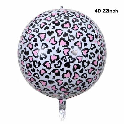 Leopardí balón s potlačou, 32 palcov, leopardí číselný balón s gepardom, džungľou a safari témou, svadobné balóny, dievčatá, ženy, narodeninové potreby