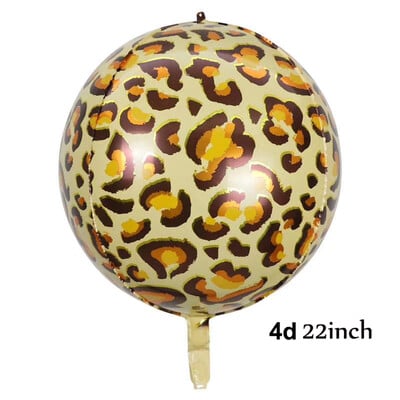 Leopardí balón s potlačou, 32 palcov, leopardí číselný balón s gepardom, džungľou a safari témou, svadobné balóny, dievčatá, ženy, narodeninové potreby