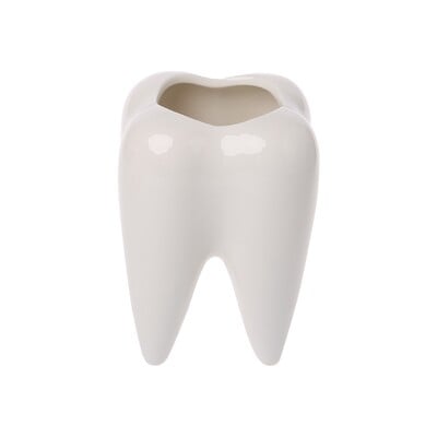 2024 Noua ghiveci din ceramica in forma de dinte Jardin verde suculente Container cactus Decor