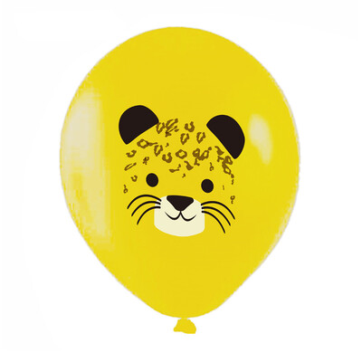 20/10 ks 12-palcové latexové balóny s potlačou leopardov, zebier, tigrov, žiraf, džungle, safari, narodeninové balóny, divoká párty dekorácia