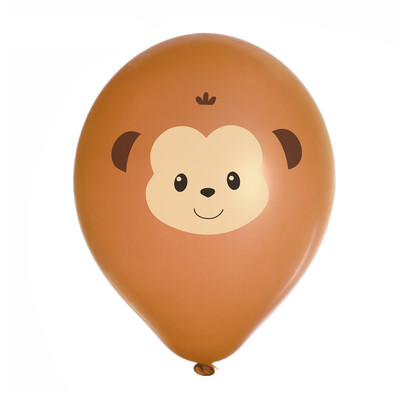 20/10 ks 12-palcové latexové balóny s potlačou leopardov, zebier, tigrov, žiraf, džungle, safari, narodeninové balóny, divoká párty dekorácia