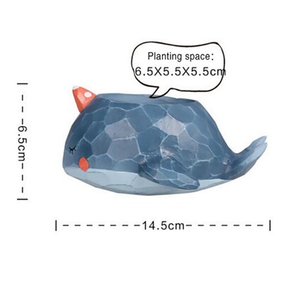Roztomilé zvieratká Kvetináče pre sukulenty Rastliny Krokodíl Veľryba Dinosaurus Slon Kvetináče Bonsai Dekorácia domácej pracovnej plochy