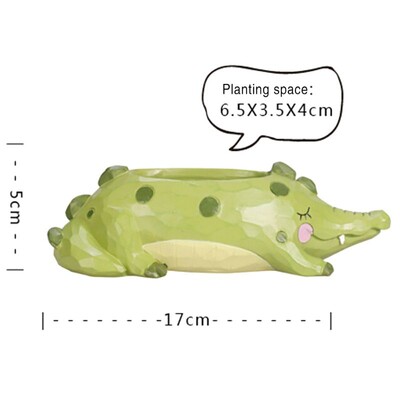 Roztomilé zvieratká Kvetináče pre sukulenty Rastliny Krokodíl Veľryba Dinosaurus Slon Kvetináče Bonsai Dekorácia domácej pracovnej plochy