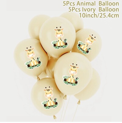 Γελοιογραφία Animal Balloons Διακόσμηση πάρτι Παιχνίδια Γελοιογραφία Latex Balloon Animal Balloon Happy Birthday Party Decor Παιδικό μπαλόνι