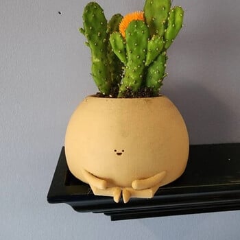 Cute Sitting Planter Gardening Pot Small Plantholder Air Plant Holder Plant Pots Γλάστρες για φυτά εσωτερικού χώρου