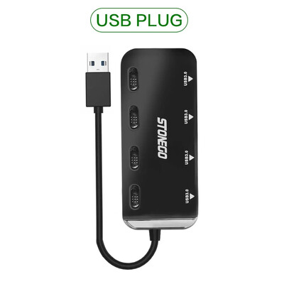 STONEGO Ultra Slim USB 3.0 hub, 4 portos USB3.0 elosztó, nagy sebességű USB adatbővítő adapter