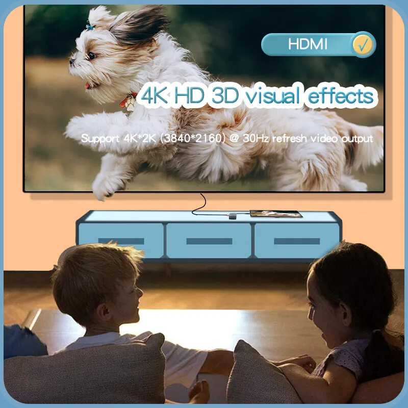 Basix 8in1 USB C HUB adapteris su 4K 30HZ HD-MI suderinamu RJ45 SD/TF USB3.0 USB2.0 USB skirstytuvu, skirtu Macbook Air M1 nešiojamojo kompiuterio HUB