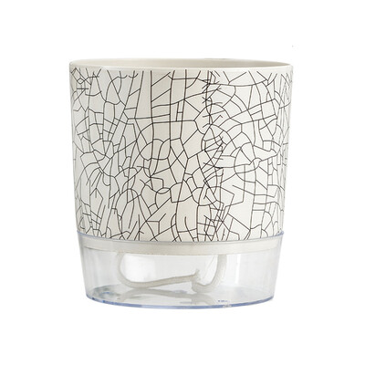 Samozalijevajući lonac za cvijeće Lazy Automatic Hydroponics Biljni lonac Pamučni konop za zalijevanje Sukulentne žardinjere za saksije Dekoracija kućnog ureda