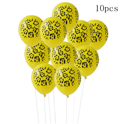 Safari džiunglių balionai teminiai vakarėlių balionai gyvūnų latekso balionai žalios leopardo zebra tigrinės spausdintos gimtadienio kūdikio dušo balionas
