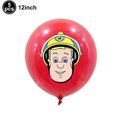 Stojaci 4D fóliový mylarový balón s motívom hasičského auta, veľký fóliový balón s motívom hasičského auta, dekorácie na narodeninovú oslavu pre chlapcov a hasičov.
